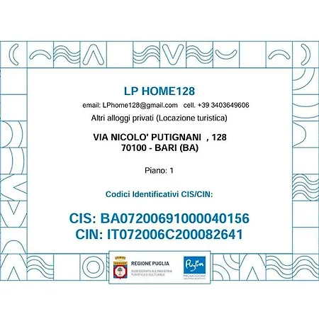 Apartamento Lp Home128 Bari